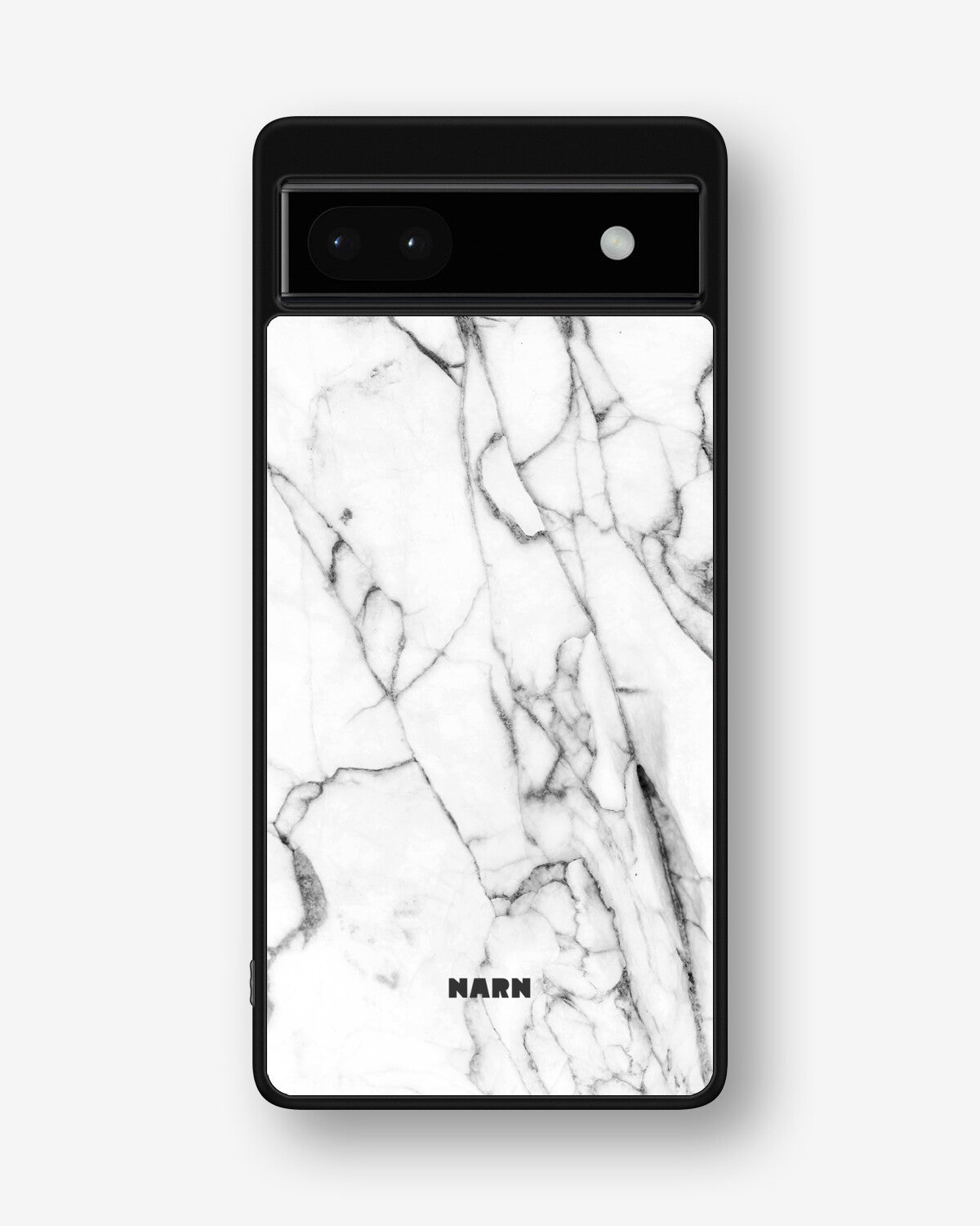 Google Pixel 6a Hard Case – Milky Marble - View 1