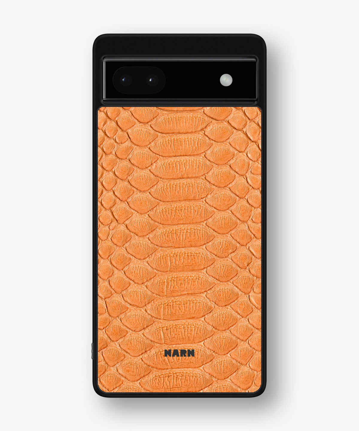 Google Pixel 6a Hard Case – Orange Snake - View 1
