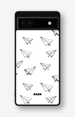 Google Pixel 6a Hard Case – Paper Planes - View 1