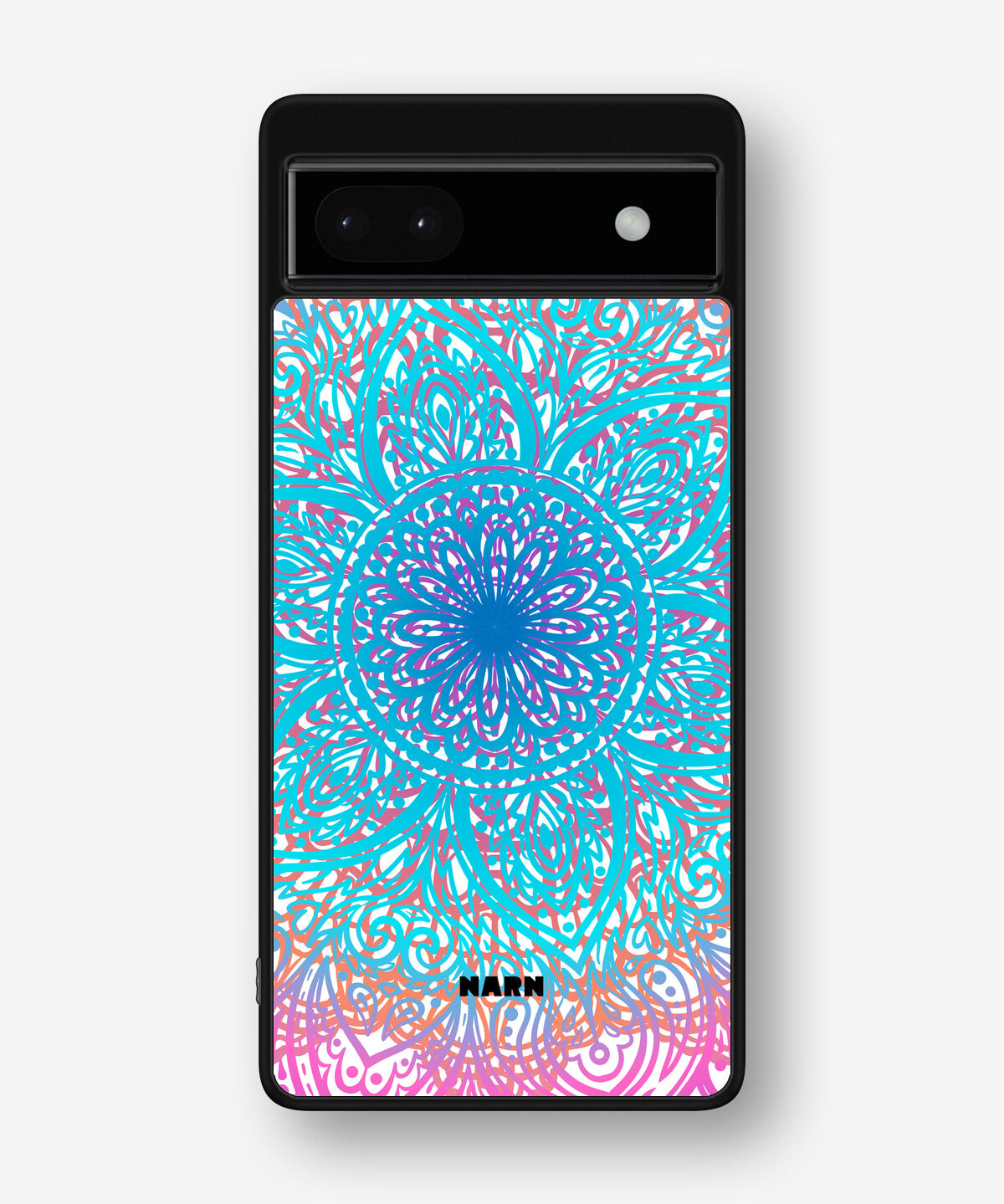 Google Pixel 6a Hard Case – Pastel Mandala - View 1