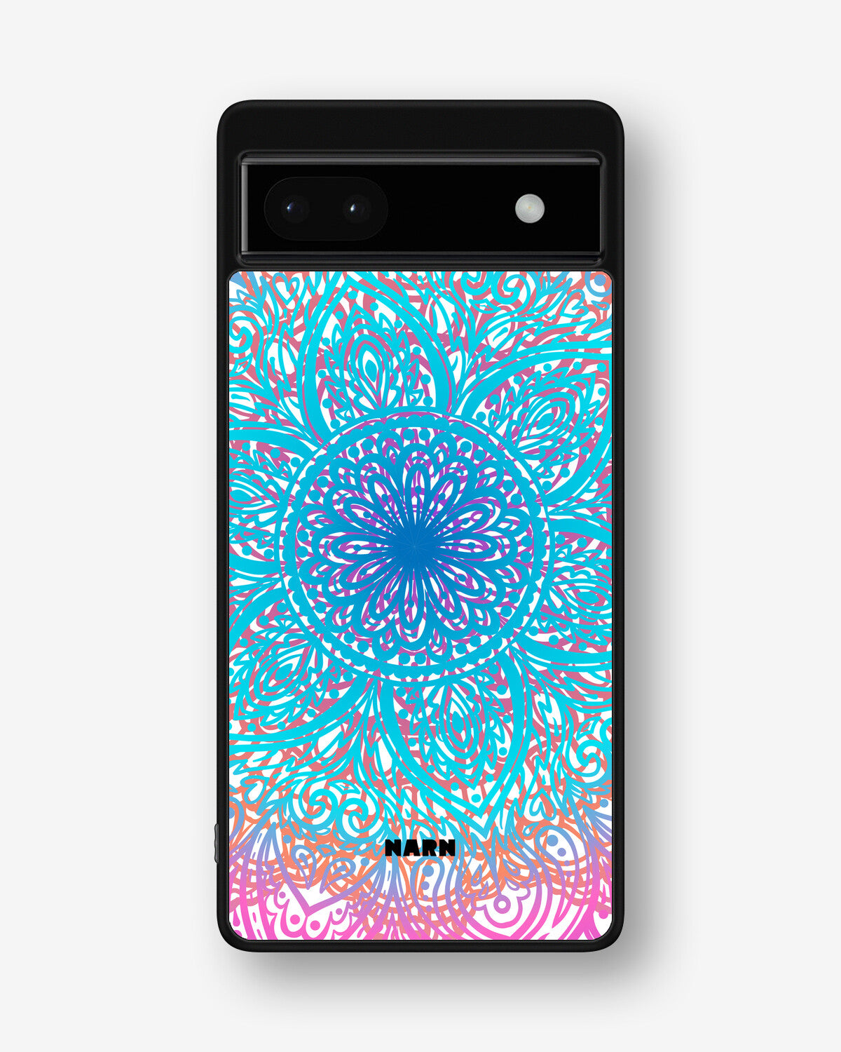 Google Pixel 6a Hard Case – Pastel Mandala - View 1