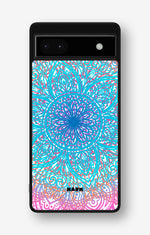 Google Pixel 6a Hard Case – Pastel Mandala - View 1