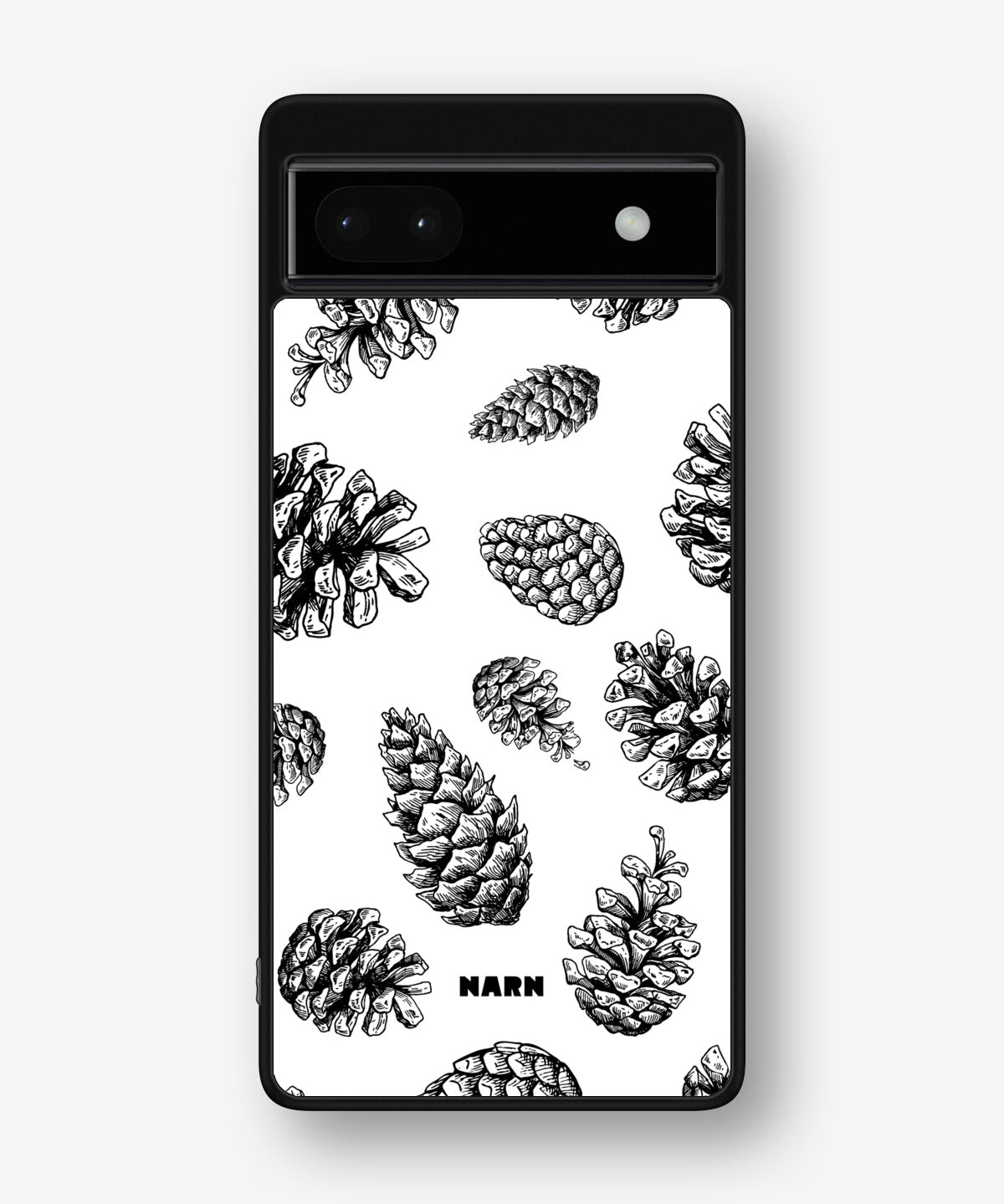 Google Pixel 6a Hard Case – Pine Cones - View 1