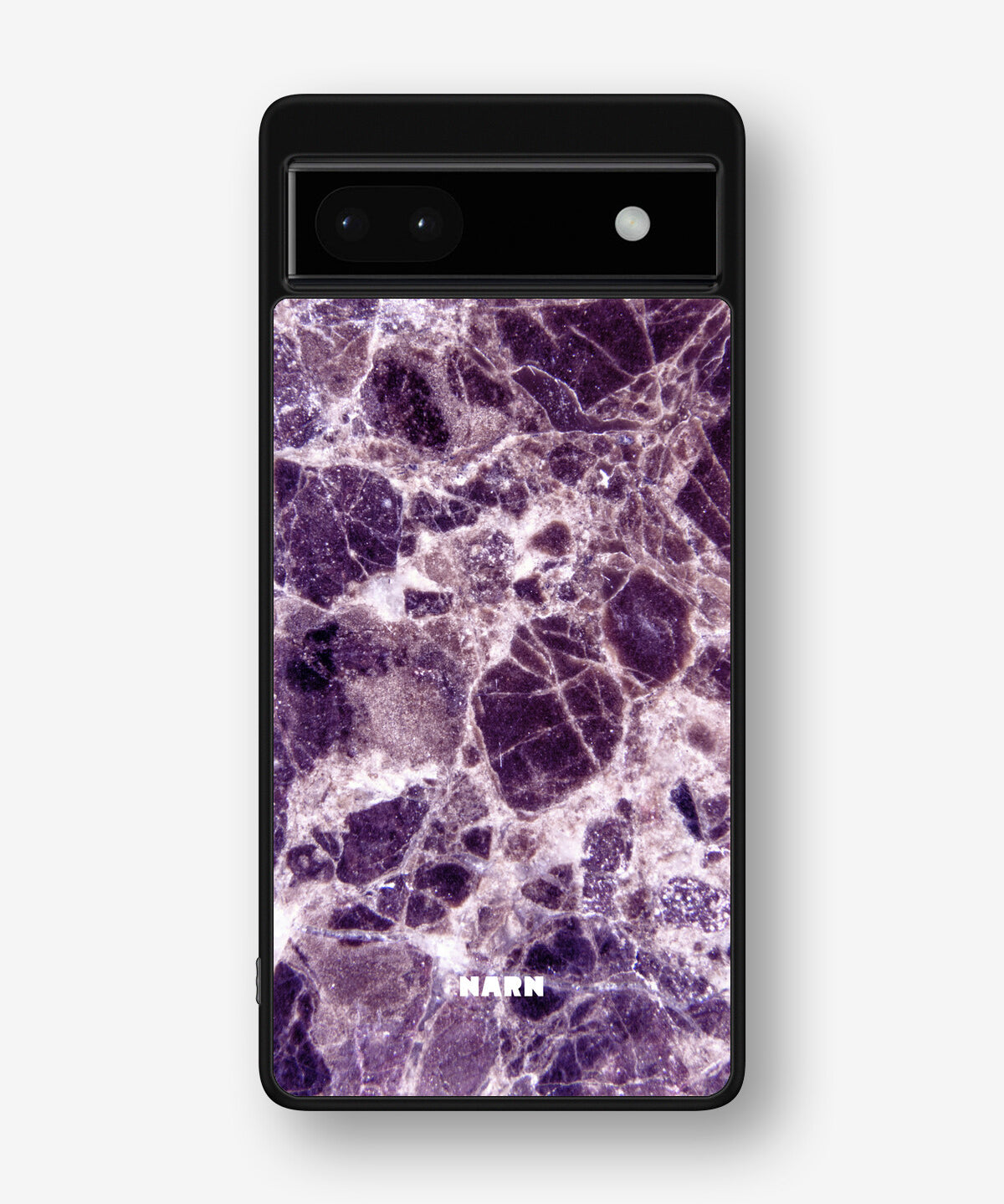 Google Pixel 6a Hard Case – Purple Marble - View 1