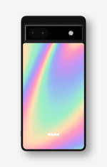 Google Pixel 6a Hard Case – Rainbow Haze - View 1