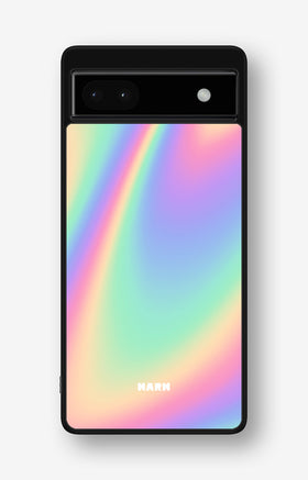 Google Pixel 6a Hard Case – Rainbow Haze - View 1