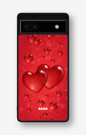 Google Pixel 6a Hard Case – Red Romance - View 1