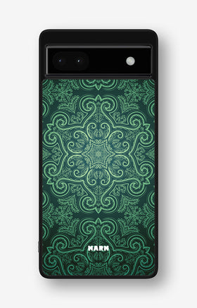 Google Pixel 6a Hard Case – Retro Forest - View 1