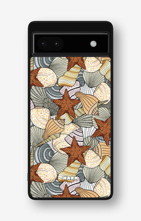 Google Pixel 6a Hard Case – Sea Shells - View 1