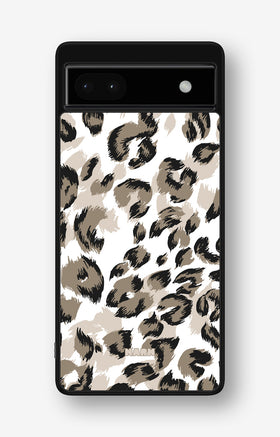 Google Pixel 6a Hard Case – Snow Leopard - View 1
