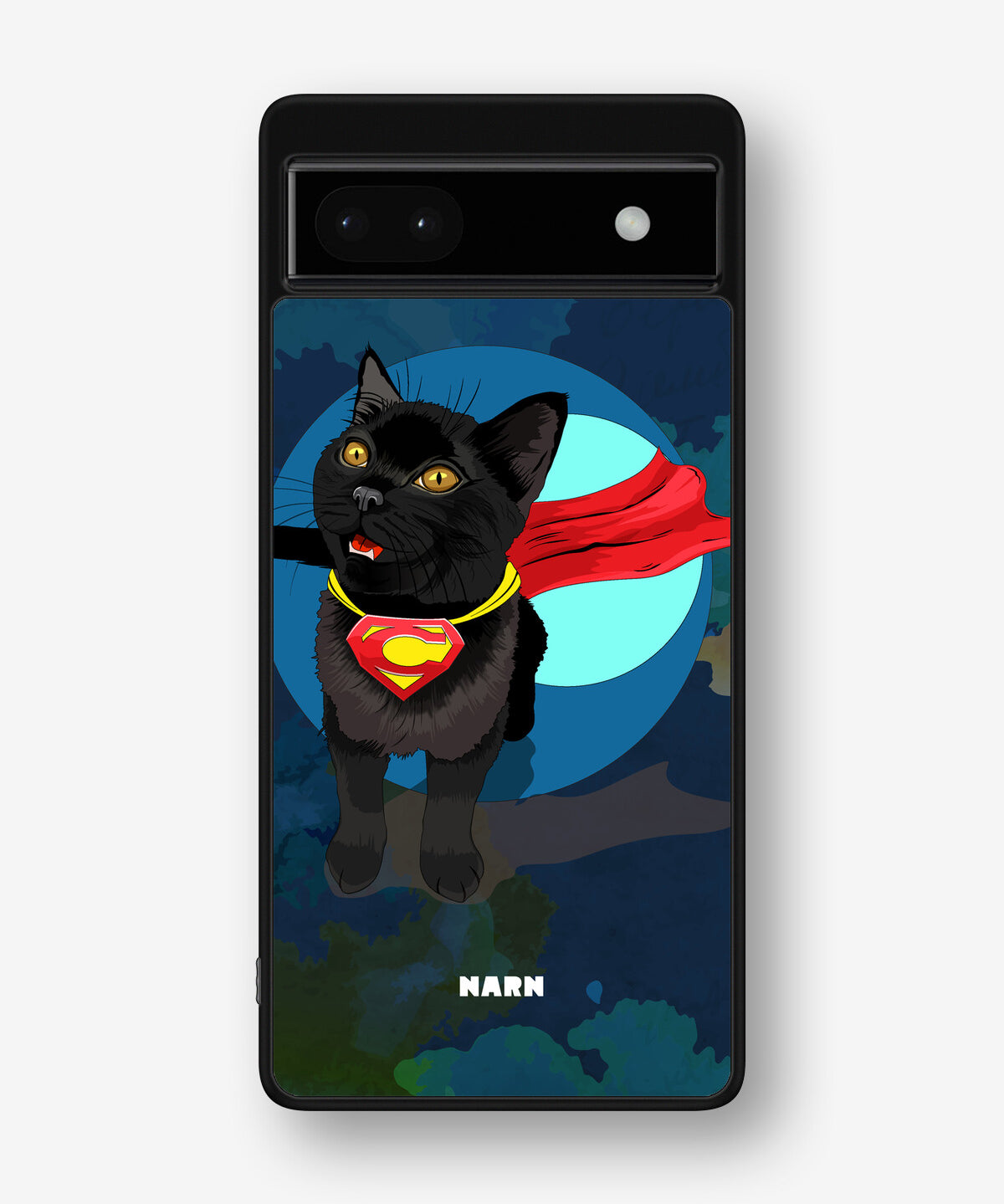Google Pixel 6a Hard Case – Super Cat - View 1