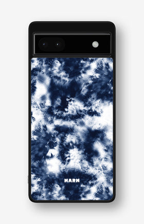Google Pixel 6a Hard Case – Tie Dye Blue - View 1