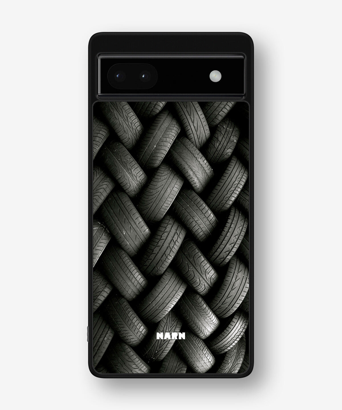 Google Pixel 6a Hard Case – Tires Wall - View 1