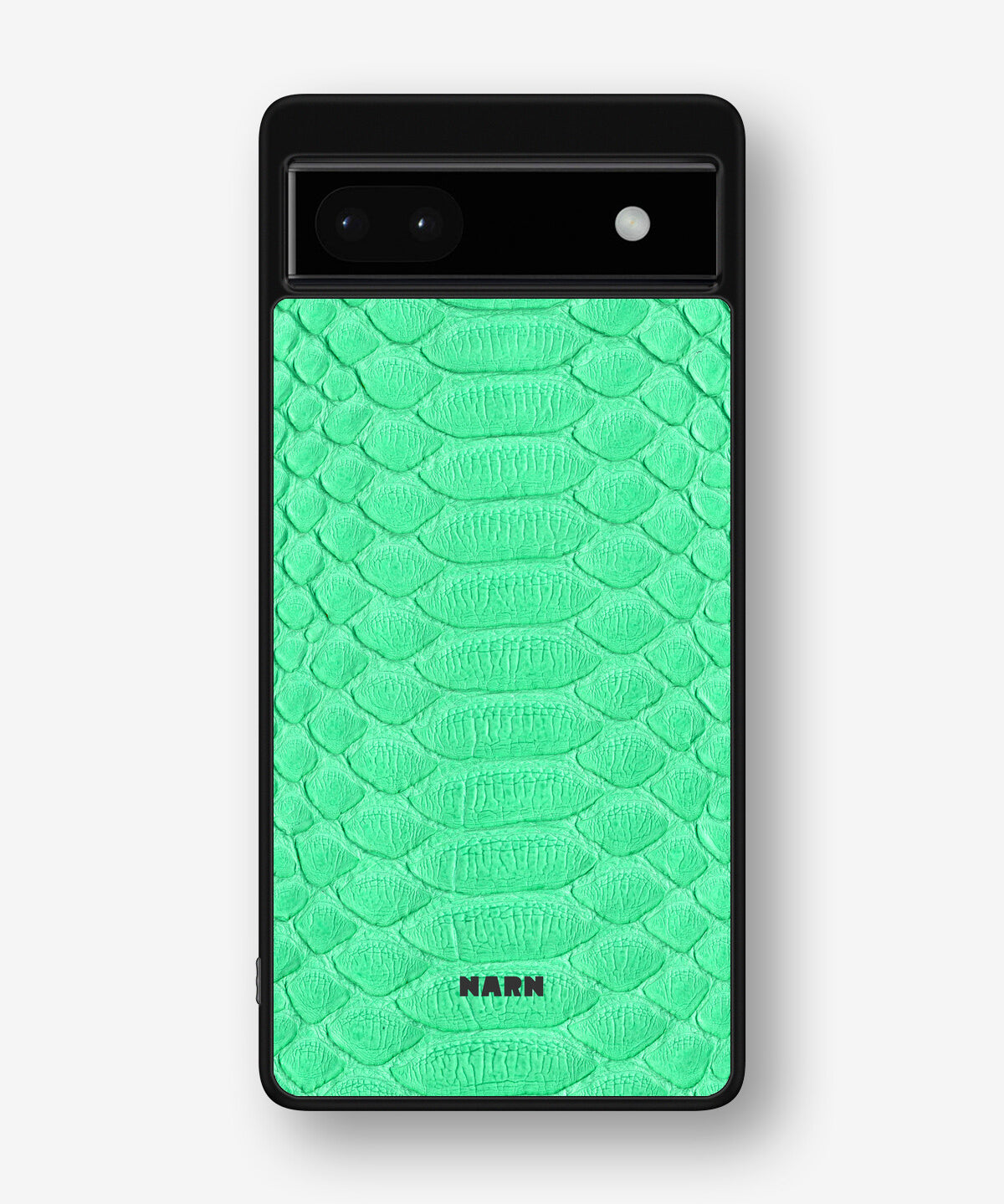 Google Pixel 6a Hard Case – Turquoise Snake - View 1