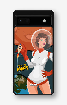 Google Pixel 6a Hard Case – We Fly To Mars - View 1