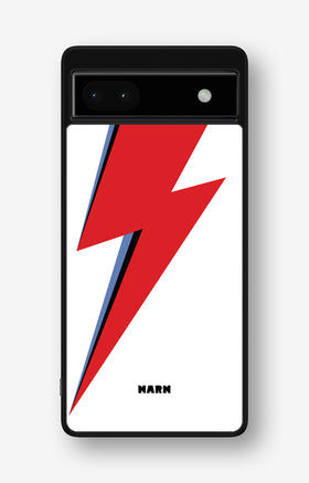 Google Pixel 6a Hard Case – White Bowie  - View 1