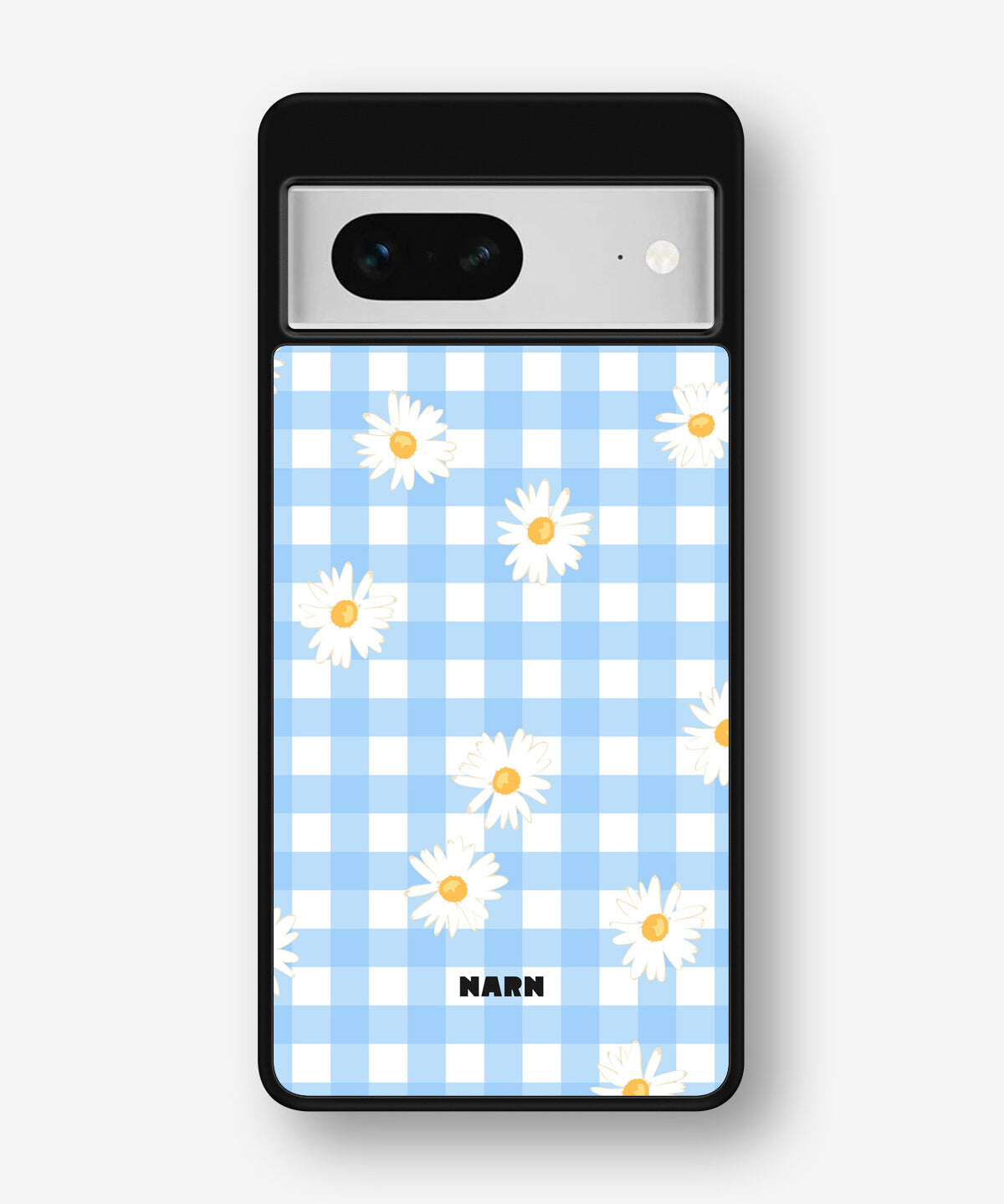 Google Pixel 7 Hard Case – Blue Daisies - View 1