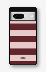 Google Pixel 7 Hard Case – Cranberry Stripe - View 1