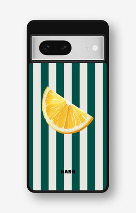 Google Pixel 7 Hard Case – Lemon Stripes - View 1