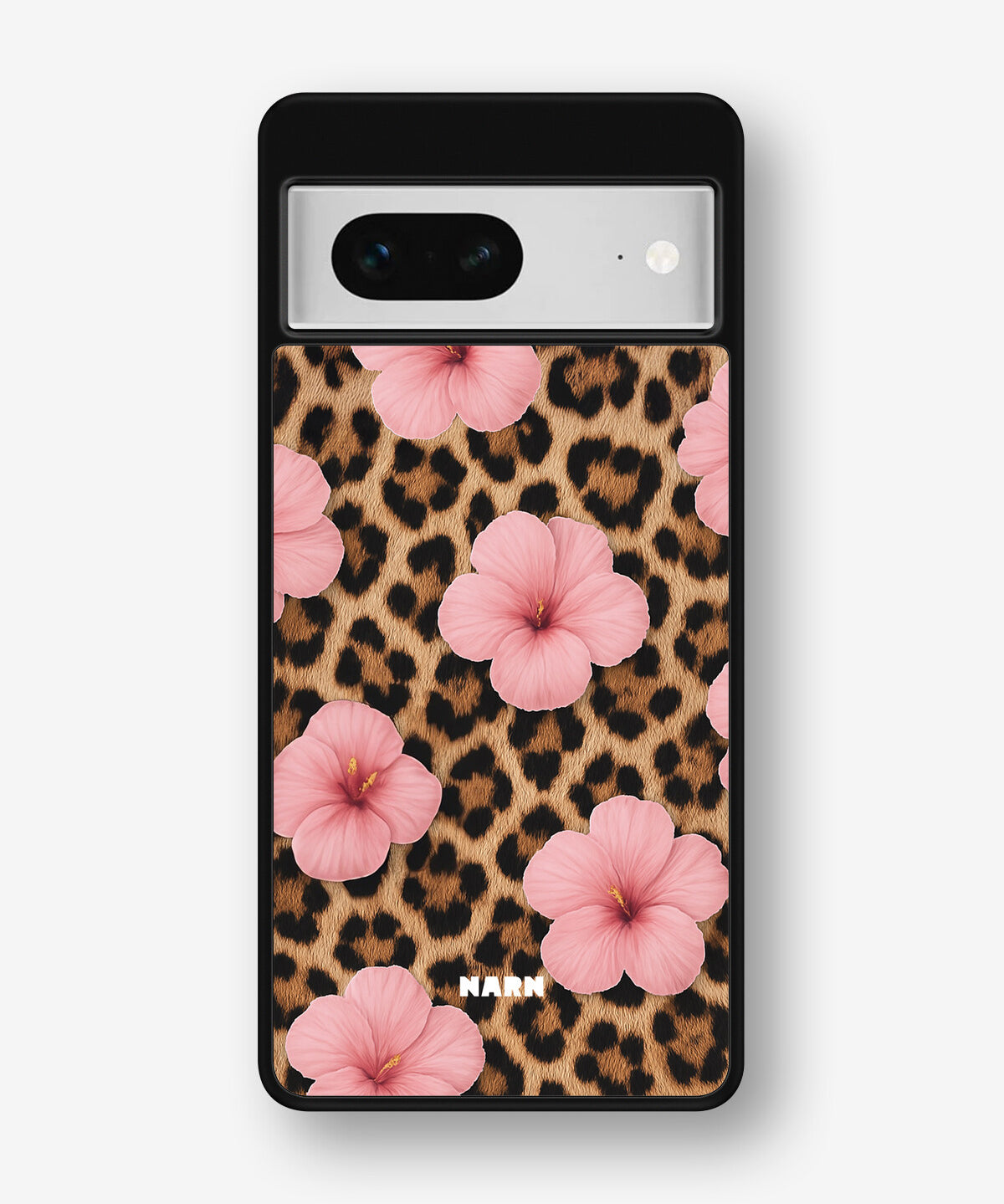 Google Pixel 7 Hard Case – Leopard Flower - View 1