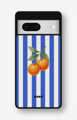 Google Pixel 7 Hard Case – Orange Stripes - View 1
