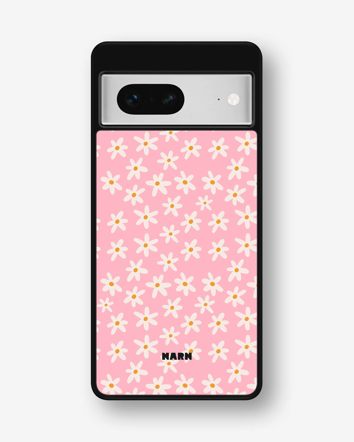 Google Pixel 7 Hard Case – Pink Daisy - View 1