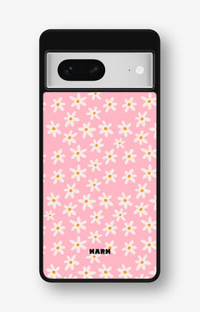 Google Pixel 7 Hard Case – Pink Daisy - View 1