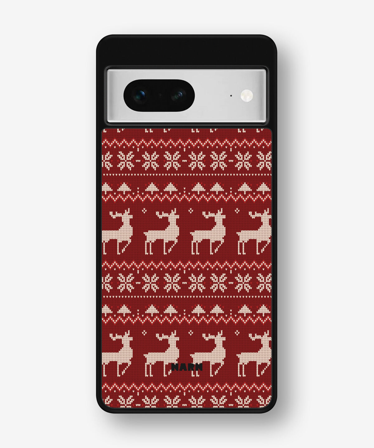 Google Pixel 7 Hard Case – Reindeer Knit - View 1
