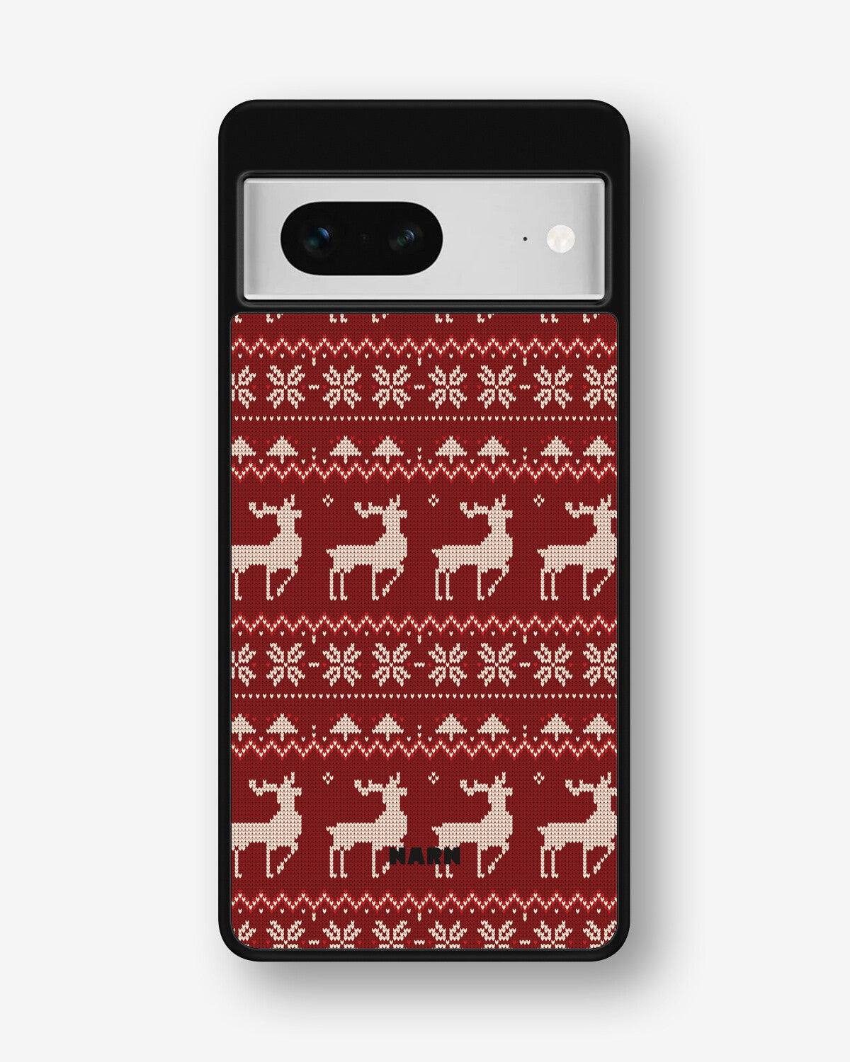Google Pixel 7 Hard Case – Reindeer Knit - View 1