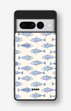 Google Pixel 7 Pro Hard Case – Blue Catch - View 1