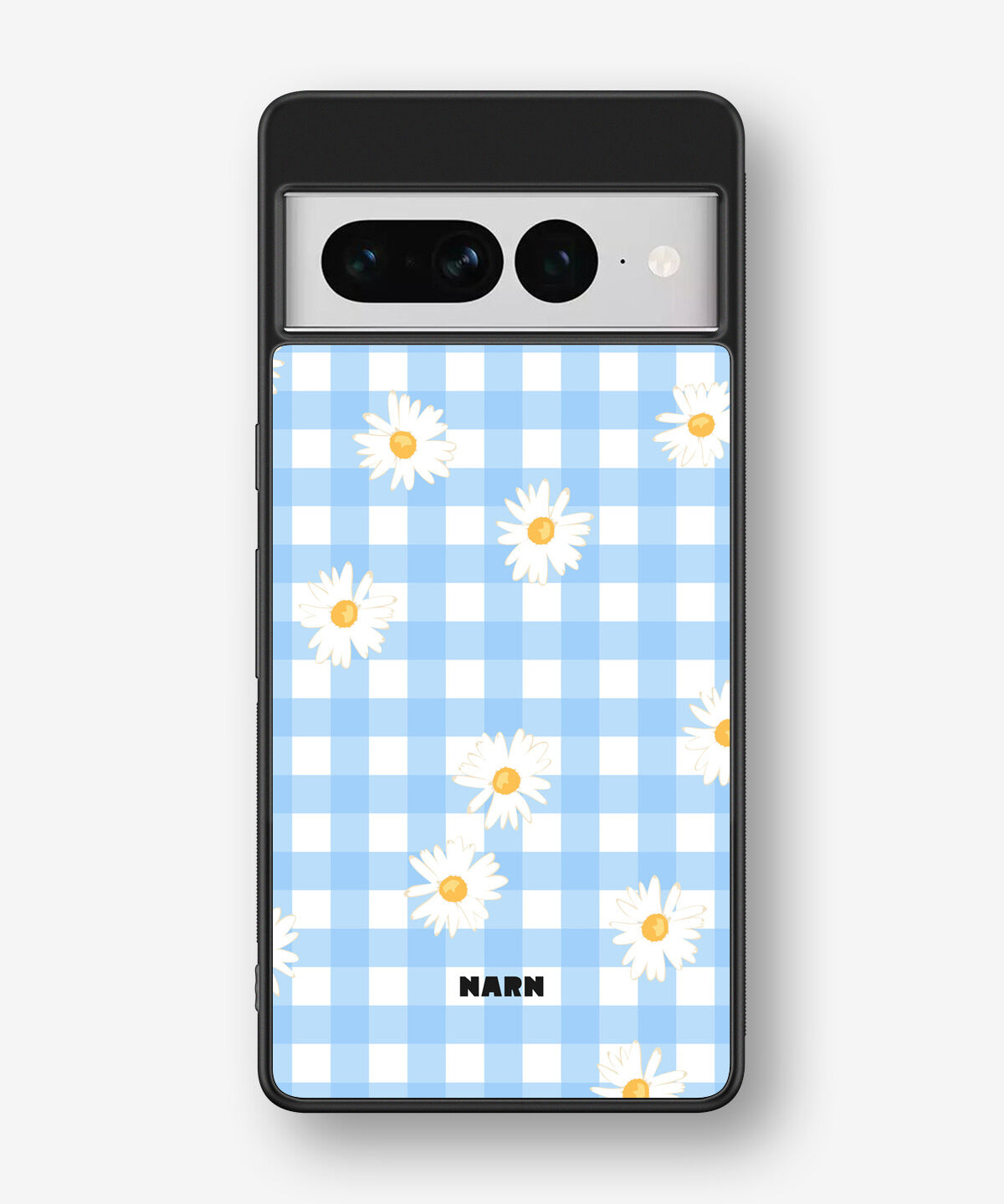 Google Pixel 7 Pro Hard Case – Blue Daisies - View 1