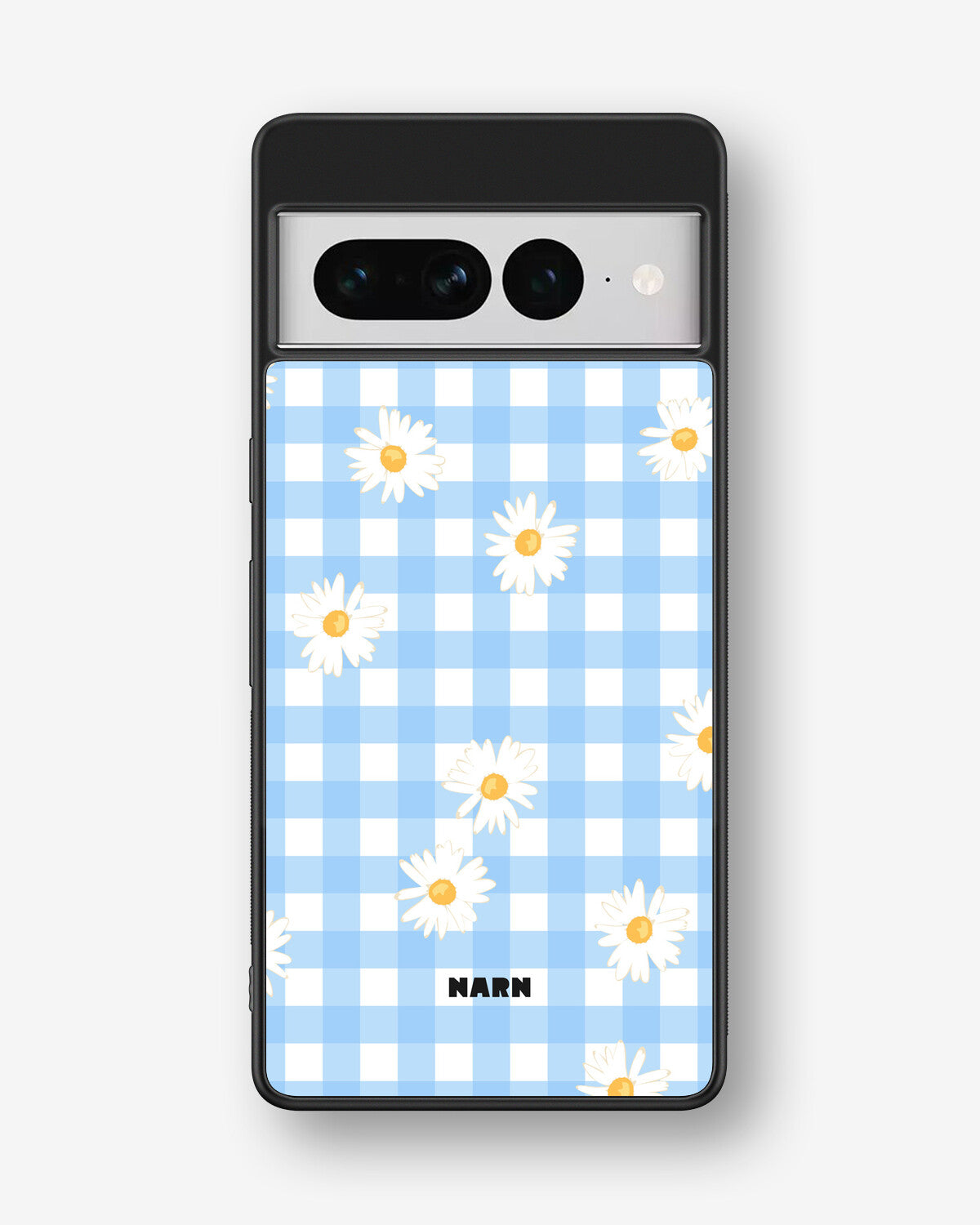 Google Pixel 7 Pro Hard Case – Blue Daisies - View 1