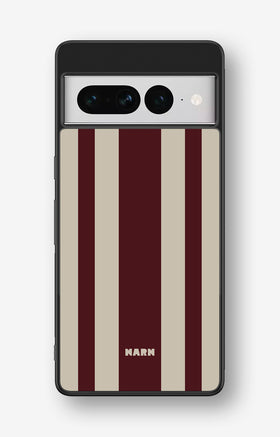 Google Pixel 7 Pro Hard Case – Bordeaux Stripe - View 1