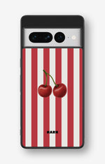 Google Pixel 7 Pro Hard Case – Cherry Stripes - View 1