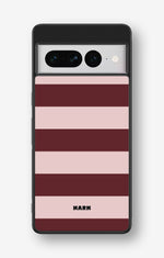 Google Pixel 7 Pro Hard Case – Cranberry Stripe - View 1
