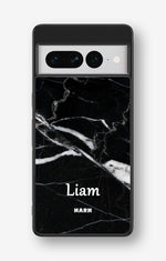 Google Pixel 7 Pro Hard Case – Custom - Black Marble - View 1