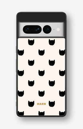 Google Pixel 7 Pro Hard Case – Kitty Dots - View 1