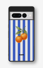 Google Pixel 7 Pro Hard Case – Orange Stripes - View 1