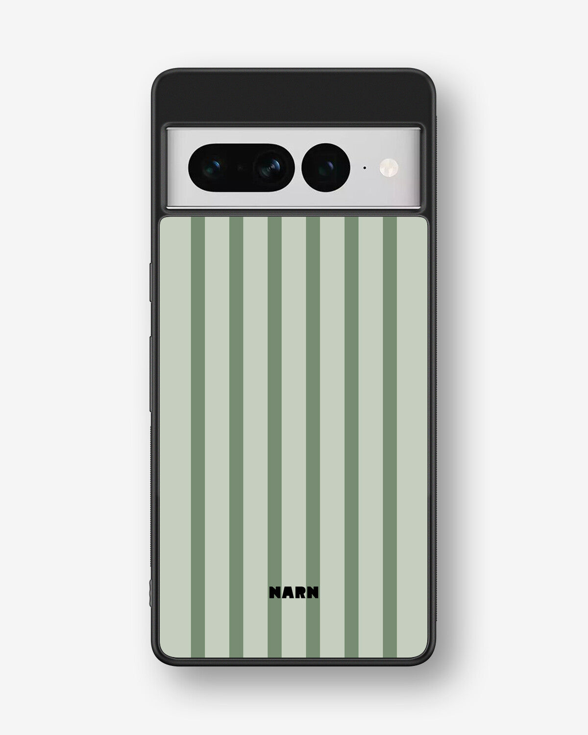 Google Pixel 7 Pro Hard Case – Sage Stripes - View 1
