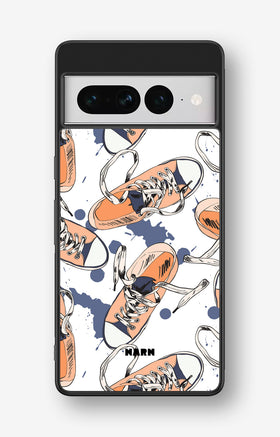 Google Pixel 7 Pro Hard Case – Apricot Sneakers - View 1