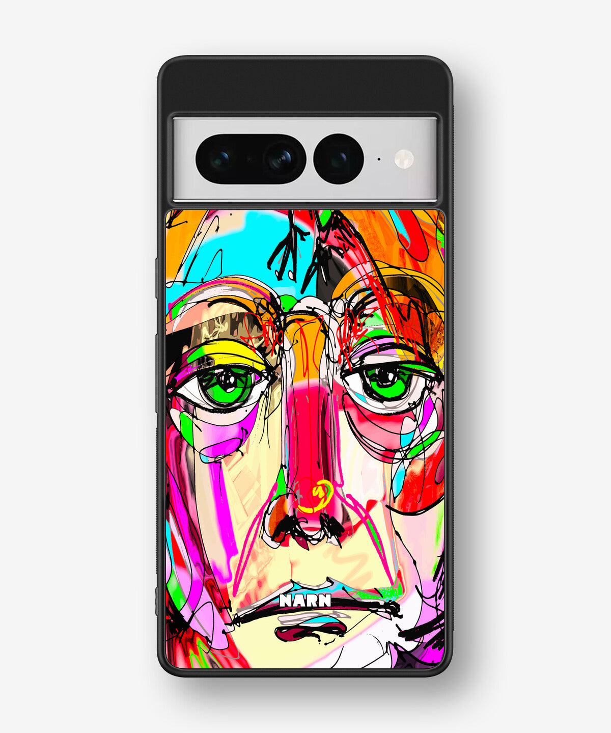Google Pixel 7 Pro Hard Case – Abstract Portrait - View 1