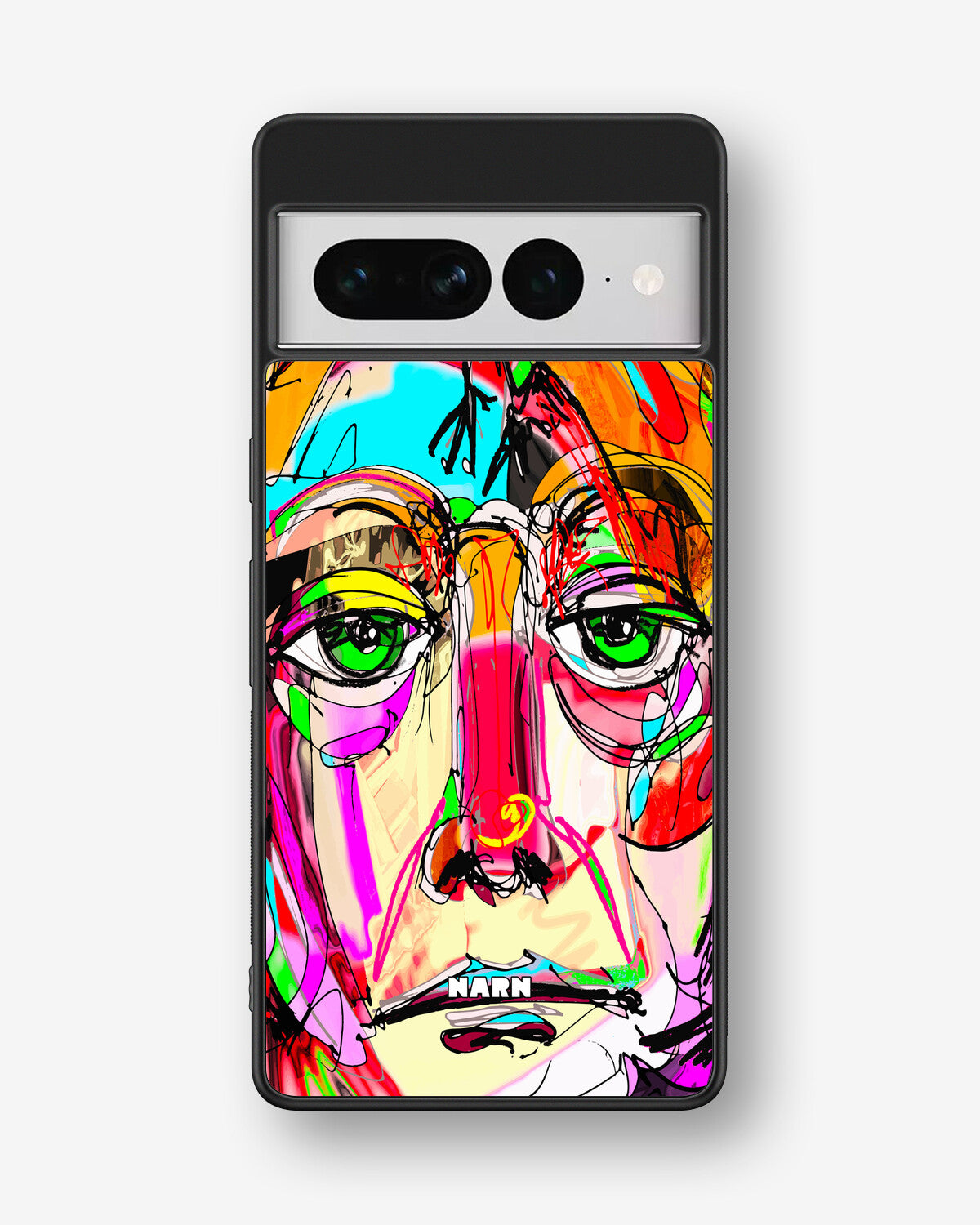 Google Pixel 7 Pro Hard Case – Abstract Portrait - View 1
