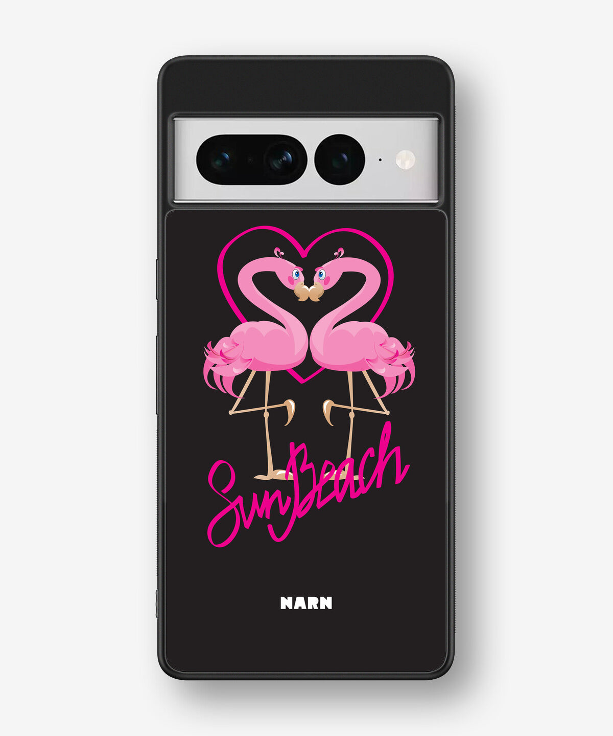 Google Pixel 7 Pro Hard Case – Beach Flamingo - View 1