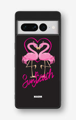 Google Pixel 7 Pro Hard Case – Beach Flamingo - View 1