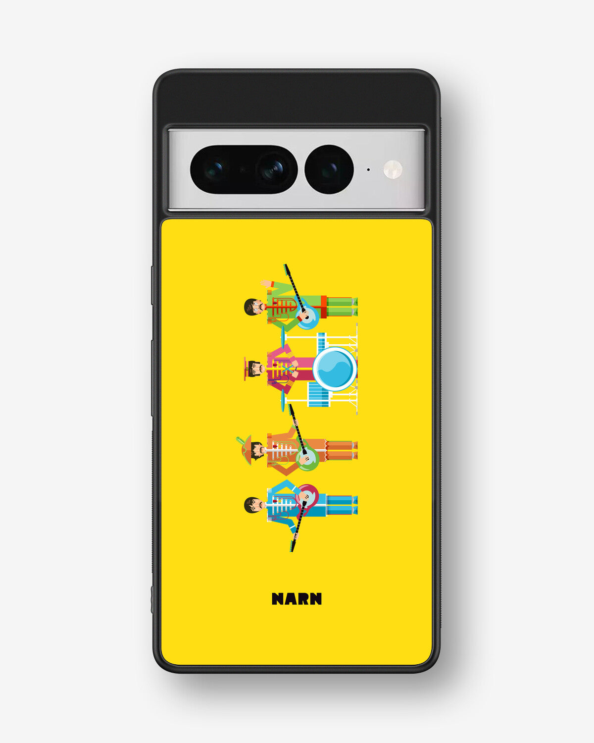 Google Pixel 7 Pro Hard Case – Beatles Yellow - View 1
