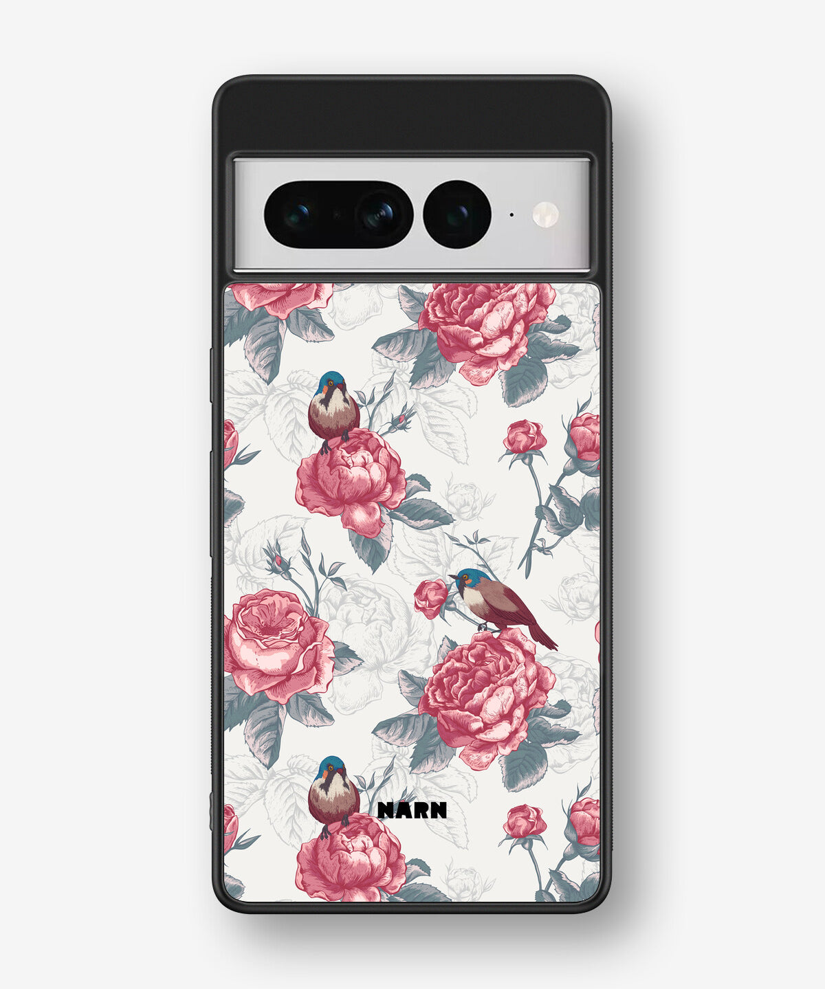 Google Pixel 7 Pro Hard Case – Birds Among Roses - View 1