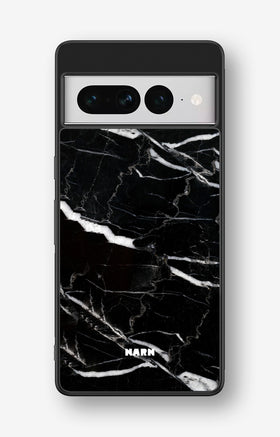 Google Pixel 7 Pro Hard Case – Black Marble - View 1