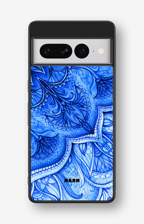 Google Pixel 7 Pro Hard Case – Blue Vintage - View 1