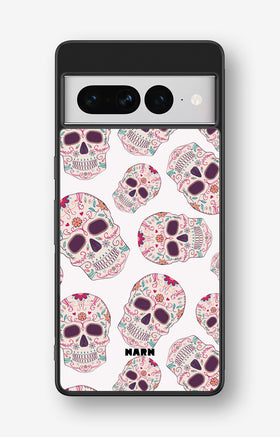 Google Pixel 7 Pro Hard Case – Calavera Skulls - View 1