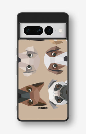 Google Pixel 7 Pro Hard Case – Cute Dogs - View 1